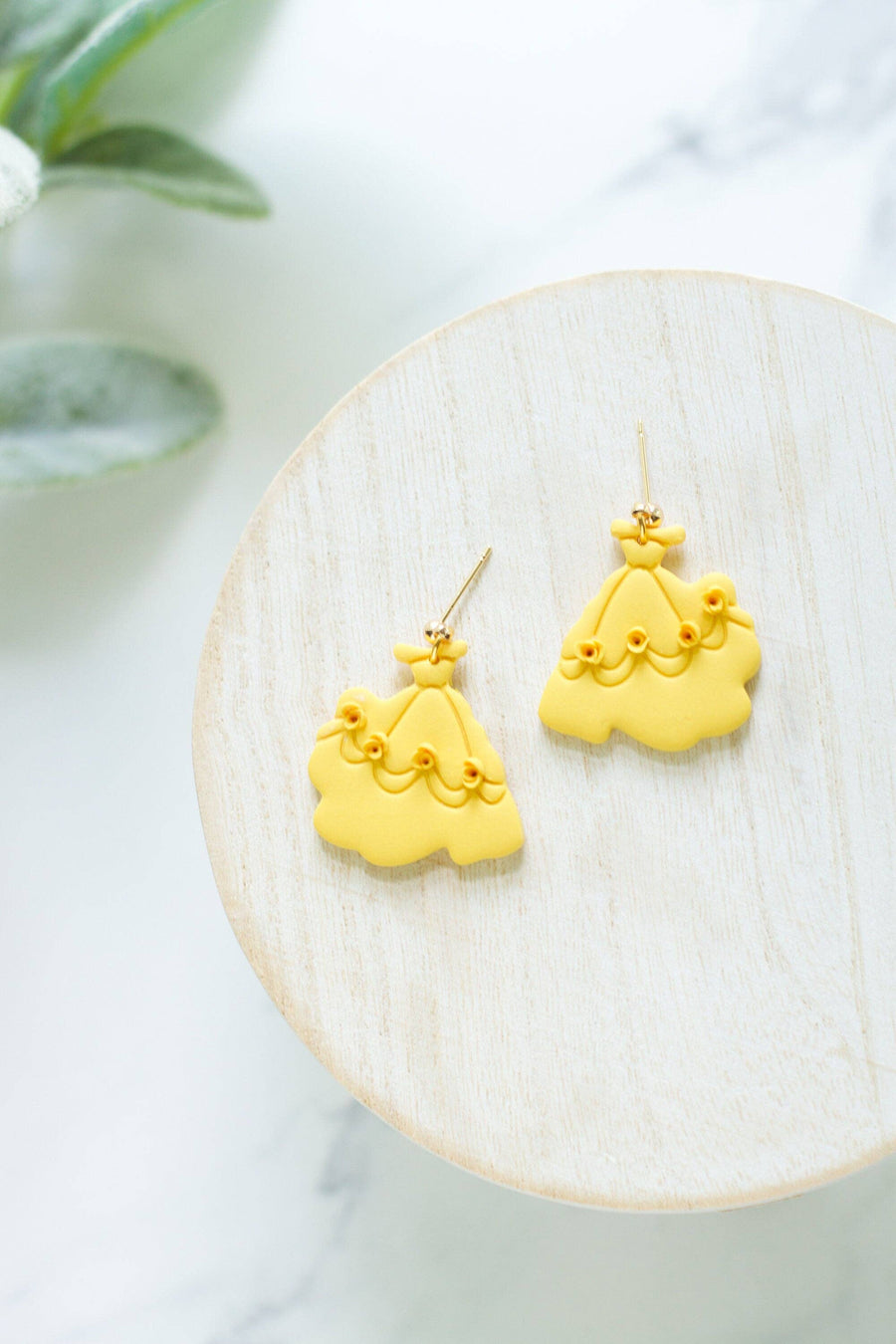Yellow Dress Earrings