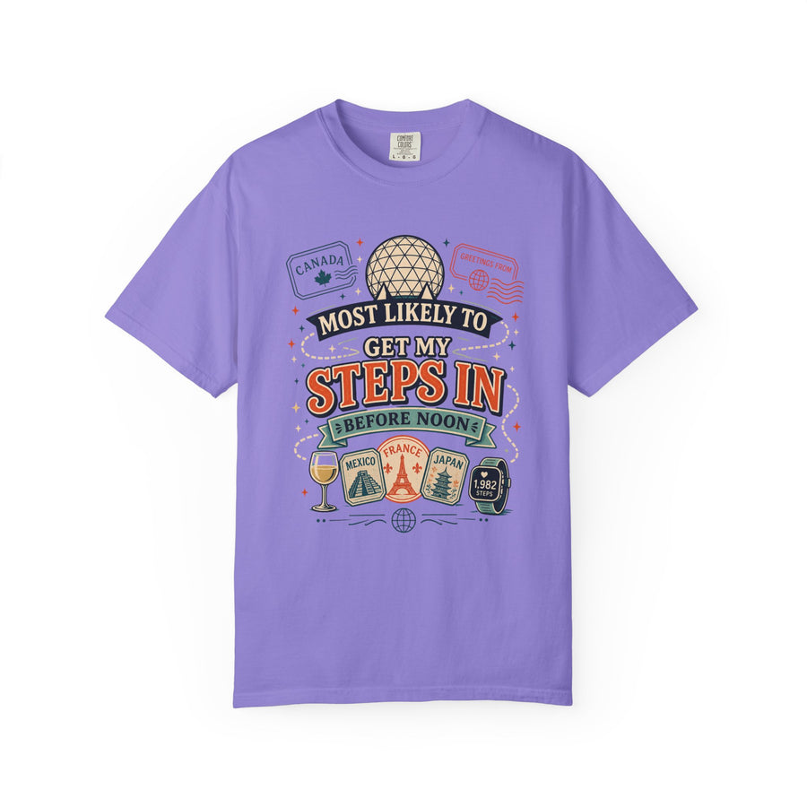 Get My Steps In Before Noon Tee