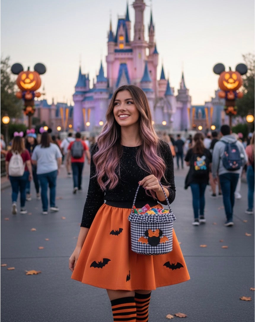 Buffalo Plaid Halloween Bucket  (Pre-Order)