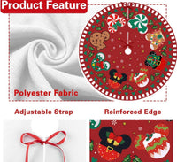 Thumbnail for 36 inch Mouse Christmas Icon Tree Skirt  (Pre-Order)