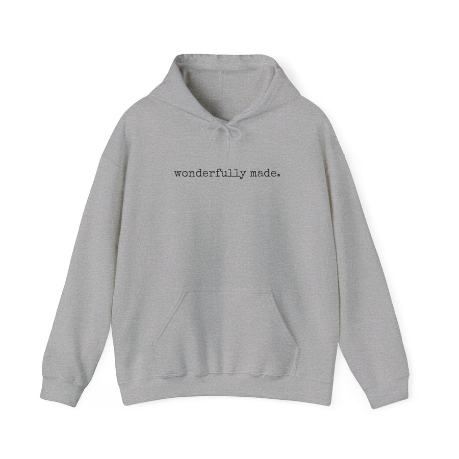 Hoodie - wonderfully made.