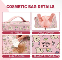 Thumbnail for Pink Winnie Foldable Cosmetic Bag (Pre-Order)