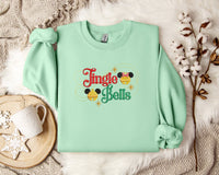 Thumbnail for Crewneck Light Green Embroidered Jingle Bells (Pre-Order)