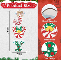 Thumbnail for Wooden Hanging JOY Sign (Pre-Order)
