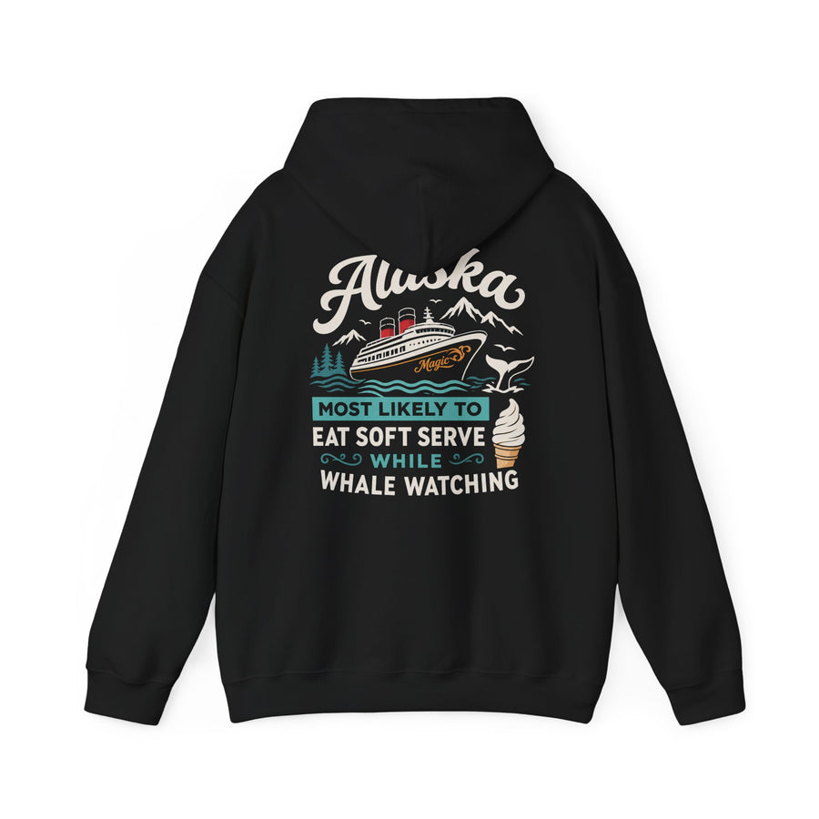 Alaska Whale Watching Hoodie (Multiple Colors)