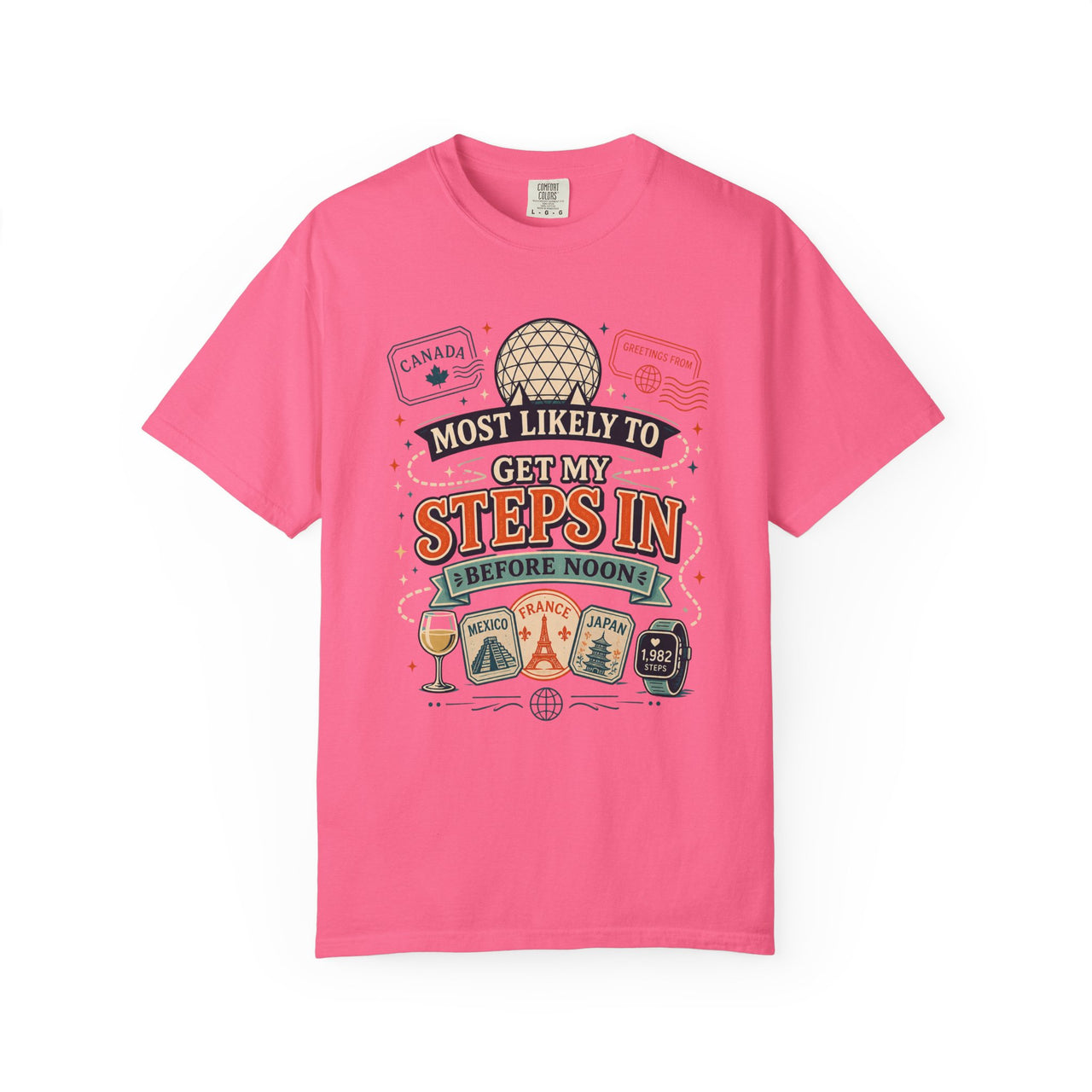 Get My Steps In Before Noon Tee