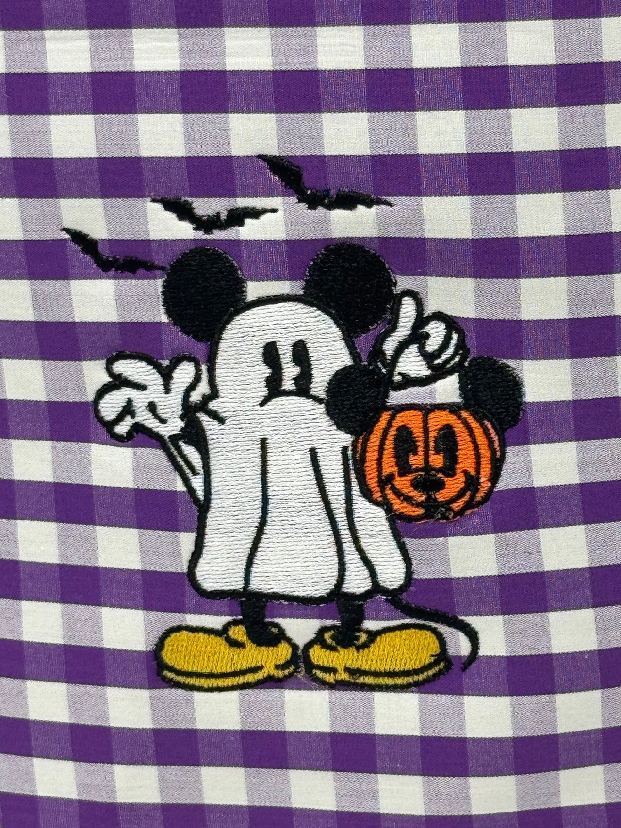 Ghostly Gingham Candy Basket 9.1 x 9.4 inches (Pre-Order)