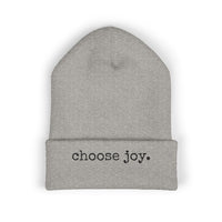 Thumbnail for Choose Joy Embroidered Cuffed Beanie