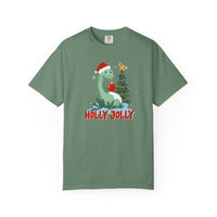 Thumbnail for Tee - Light Green Holly Jolly