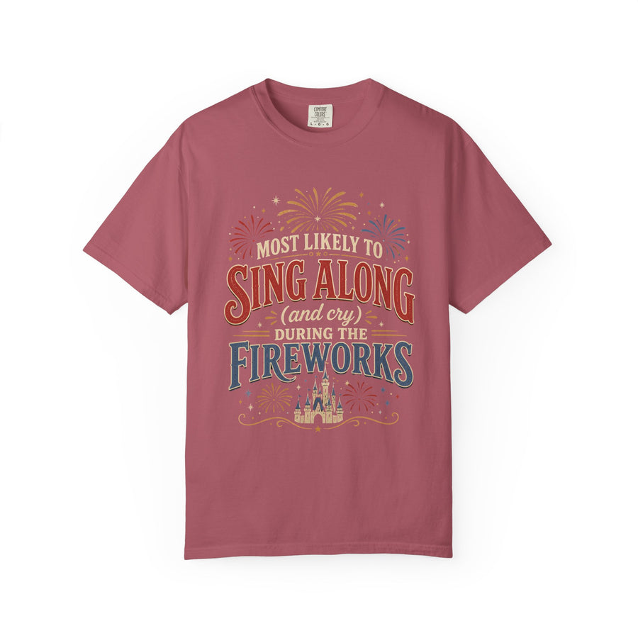 Sing Along And Cry During Fireworks Tee