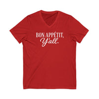 Thumbnail for V-Neck Bon Appétit Y'all  Tee