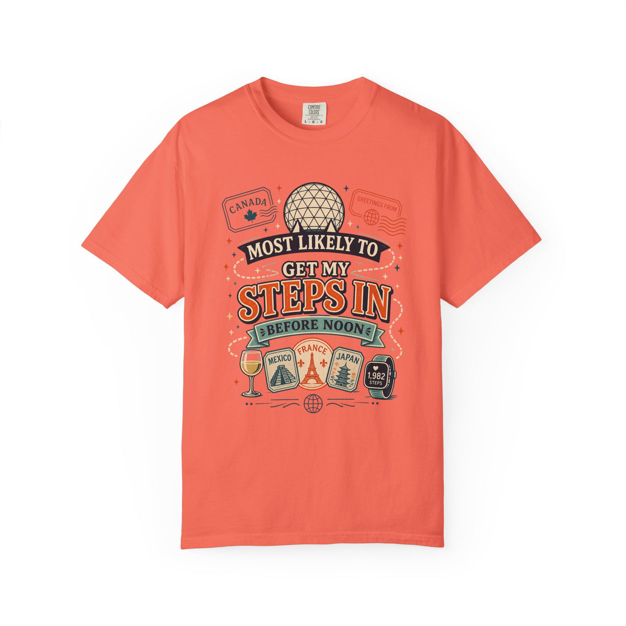 Get My Steps In Before Noon Tee