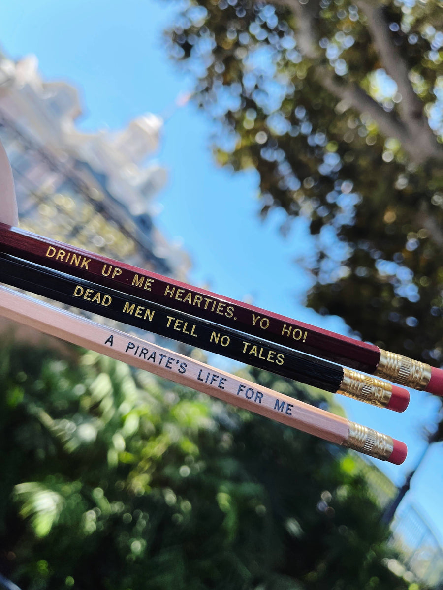 Set of 3 Pirate Pencils (Pre-Order)