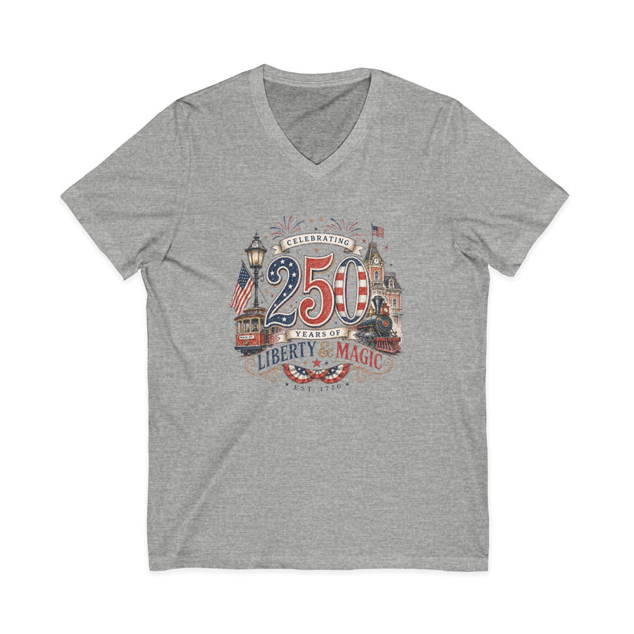 250th Anniversary Liberty & Magic V-Neck Tee