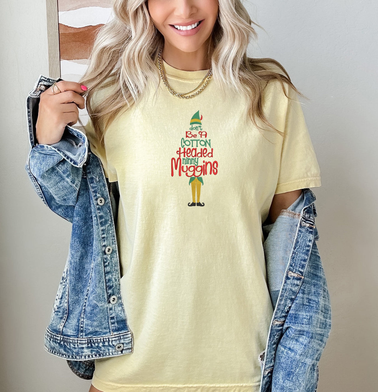Banana Embroidered Don't Be Tee (Pre-Order)
