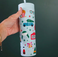 Thumbnail for 16 OZ Skinny Classic Christmas Movie Tumbler  (Pre-Order)