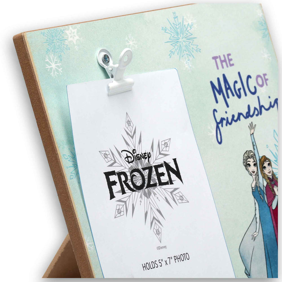 Disney Frozen Elsa & Anna Magic Of Friendship Photo Frame: Wood