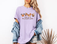 Thumbnail for Orchid Embroidered Meet Me At The Pumpkin Patch Tee (Pre-Order)