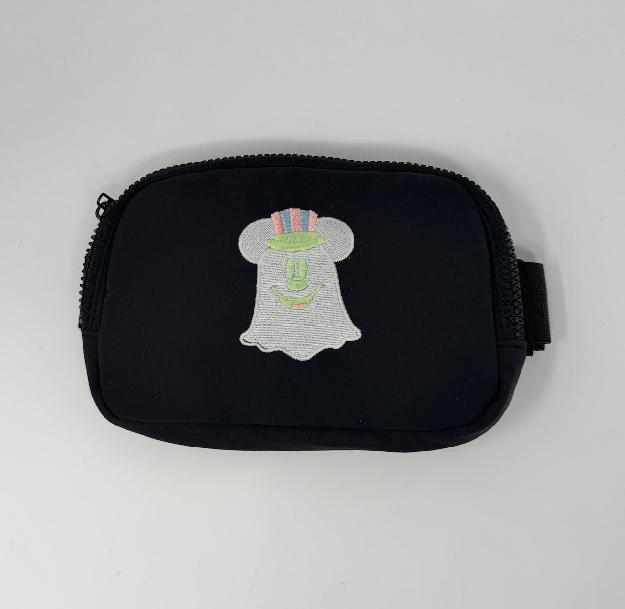 Embroidered Glow In The Dark Ghost Mouse Sling Bag (Pre-Order)