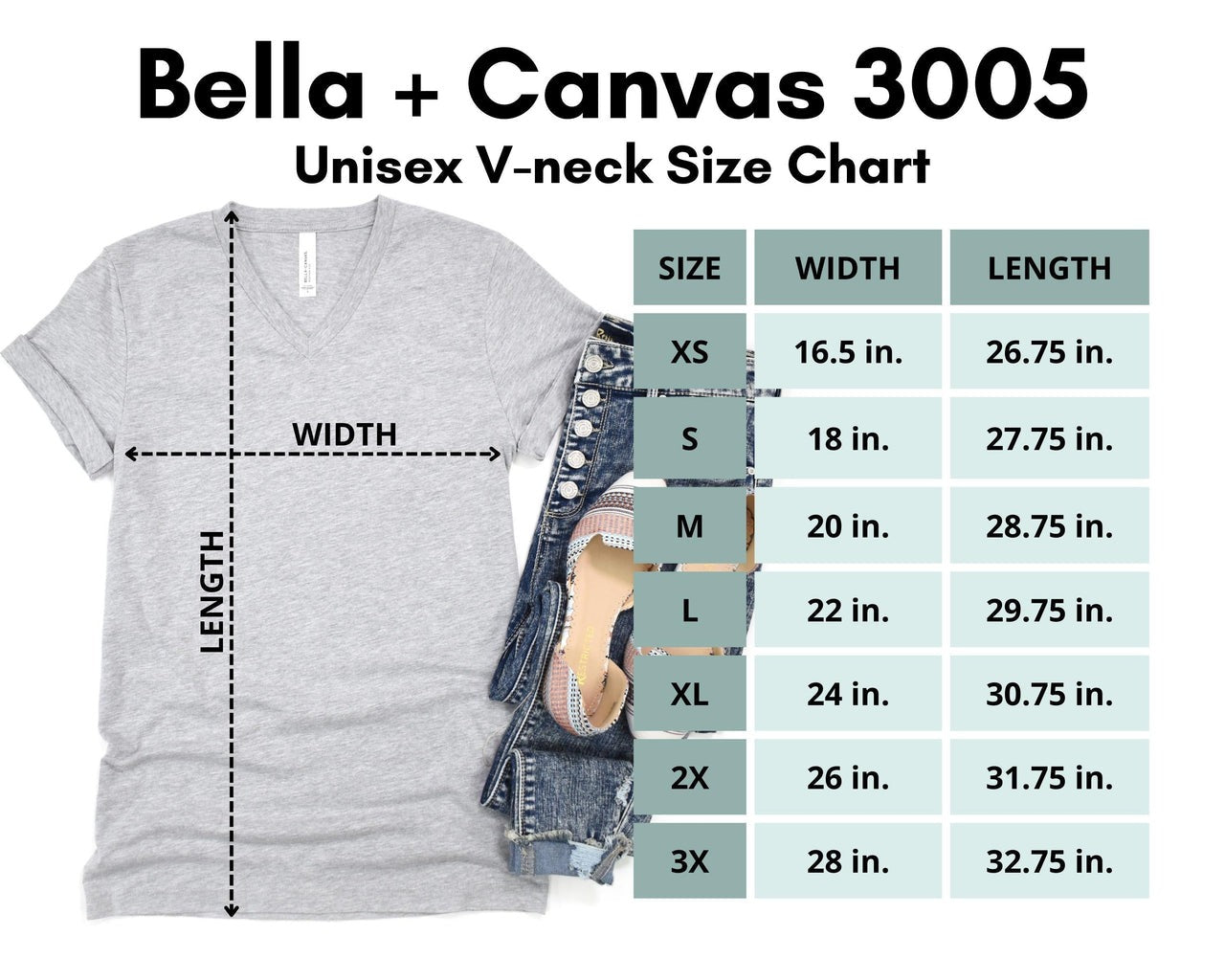 V-Neck Finding Bonnie Tee (Bella Canvas)