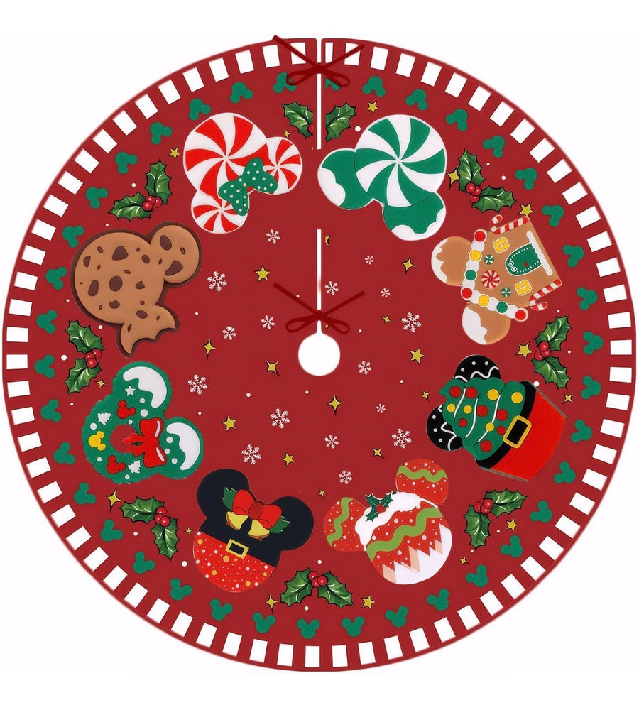 36 inch Mouse Christmas Icon Tree Skirt  (Pre-Order)