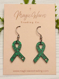 Thumbnail for Dangle Awareness Ribbon Earrings (Pre-Order)