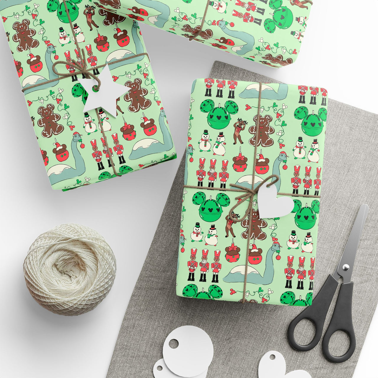 Simply Magical Christmas Icons Glossy Wrapping Paper