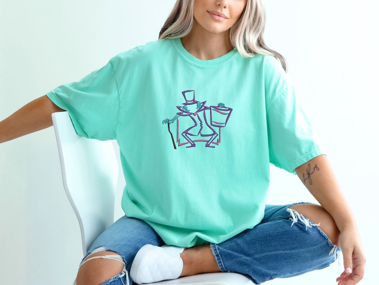 Island Reef Embroidered Hat Box Tee (Pre-Order)