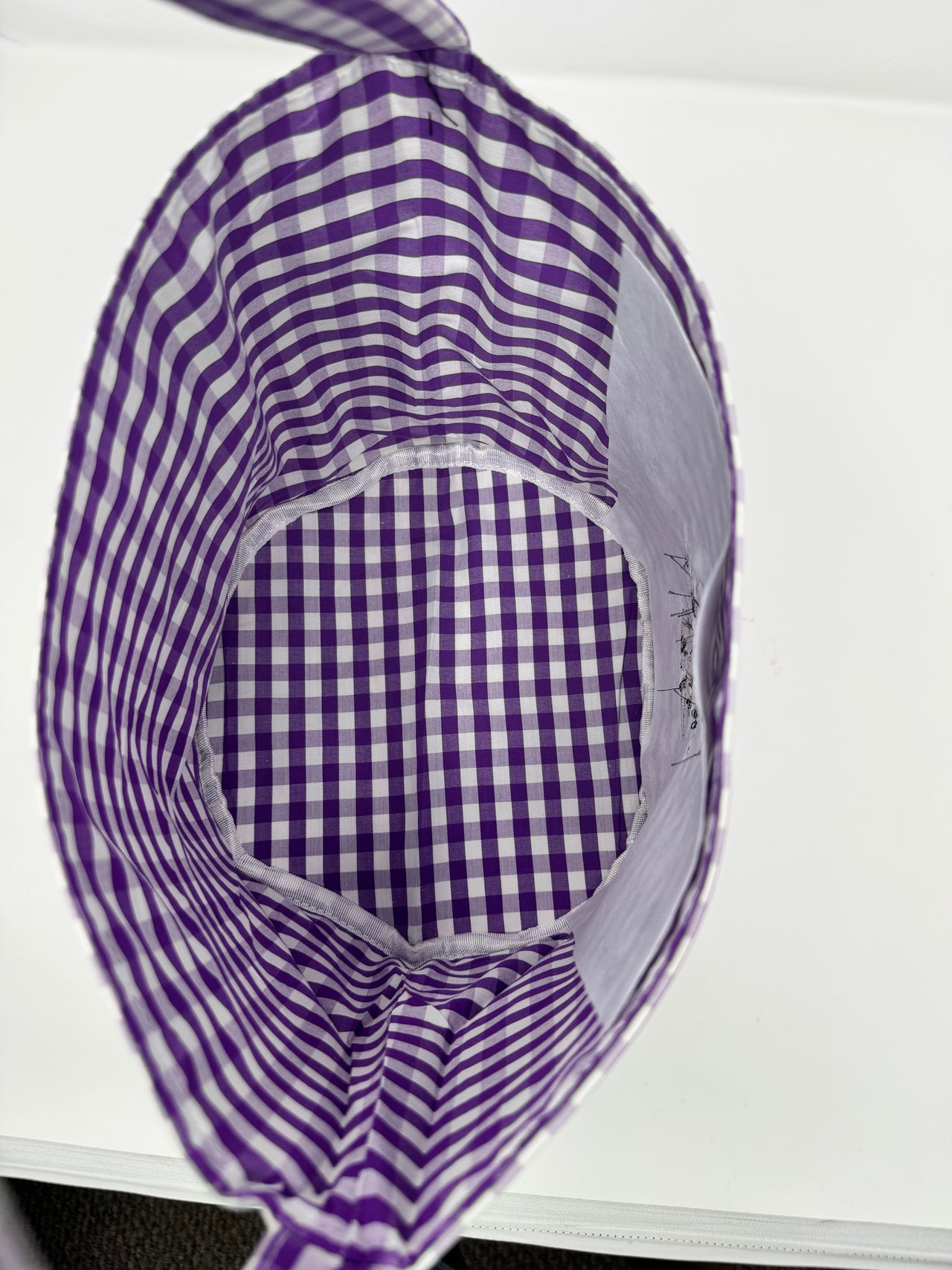 Ghostly Gingham Candy Basket 9.1 x 9.4 inches (Pre-Order)