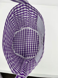 Thumbnail for Ghostly Gingham Candy Basket 9.1 x 9.4 inches (Pre-Order)