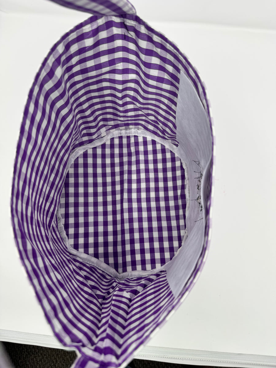 Ghostly Gingham Candy Basket 9.1 x 9.4 inches (Pre-Order)