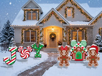 Thumbnail for 6 Piece Yard Christmas Signs