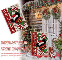 Thumbnail for Garden Banner- Festive Christmas Mouse Head  (Pre-Order)