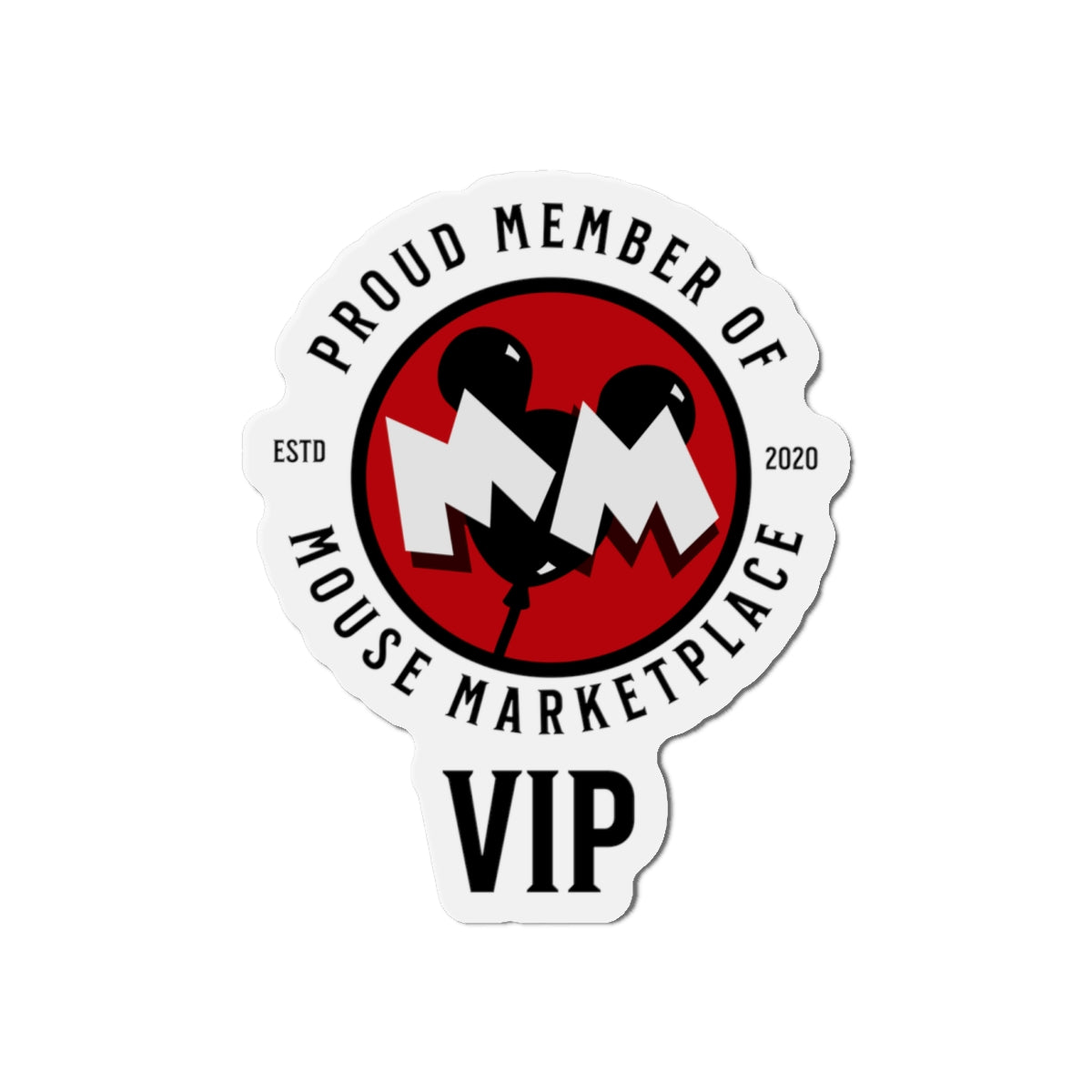 Die-Cut VIP Mouse Magnet