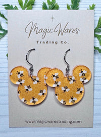 Thumbnail for Dangle Honey Bear Earrings (Pre-Order)