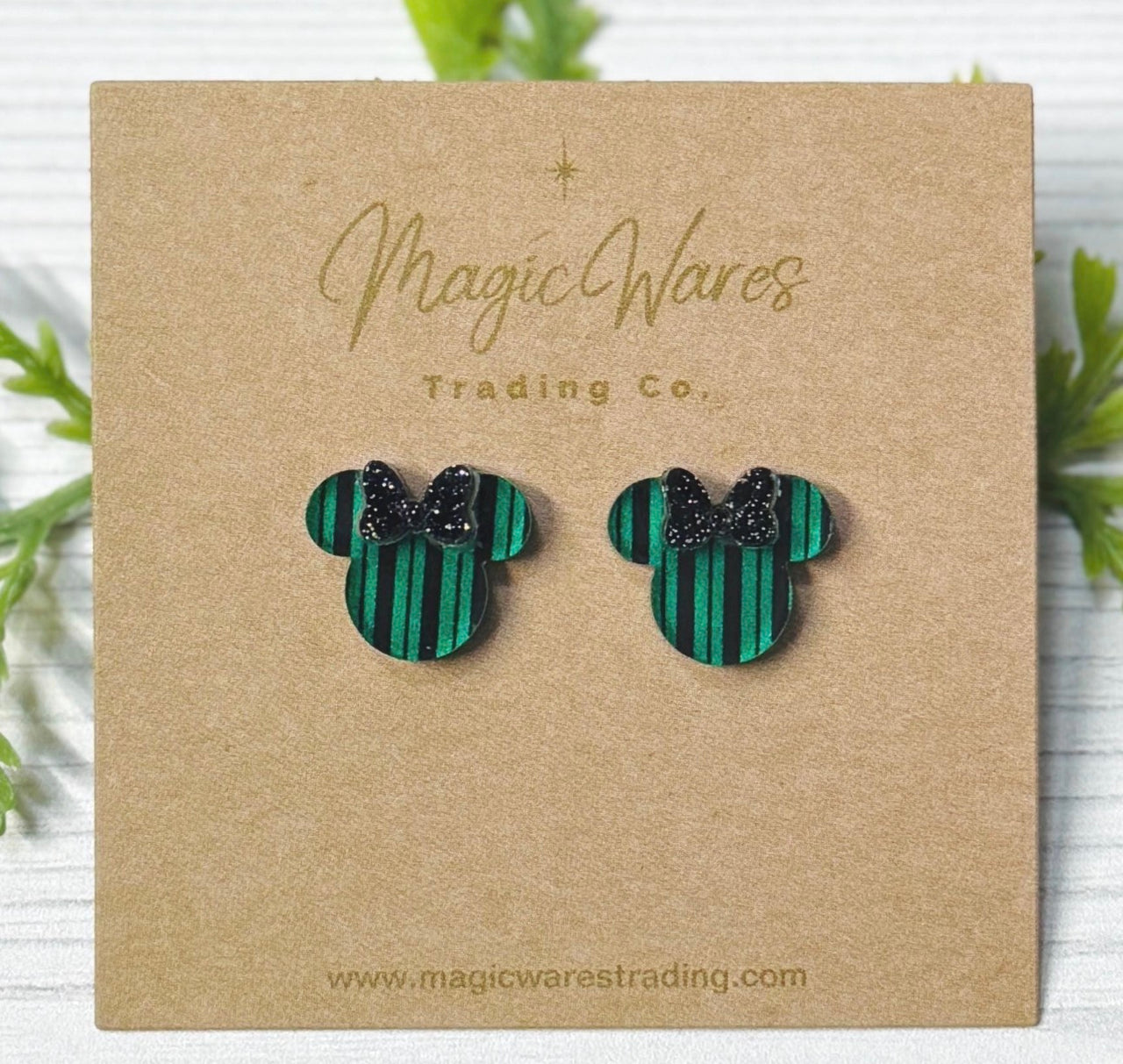 Stud Haunted Wallpaper Earrings (PRE-ORDER)
