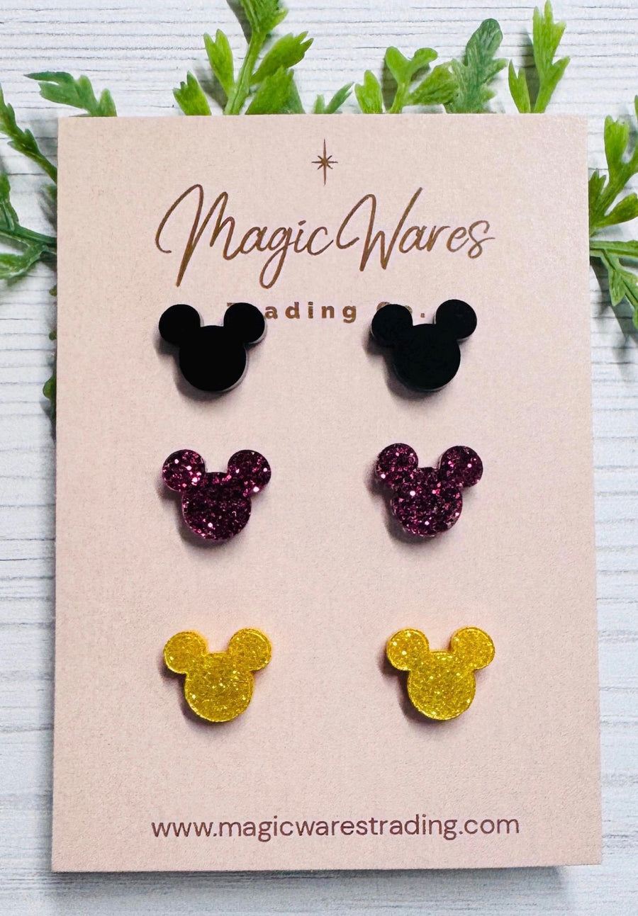 Tower of Terror Stud Trio Earrings (Pre-Order)