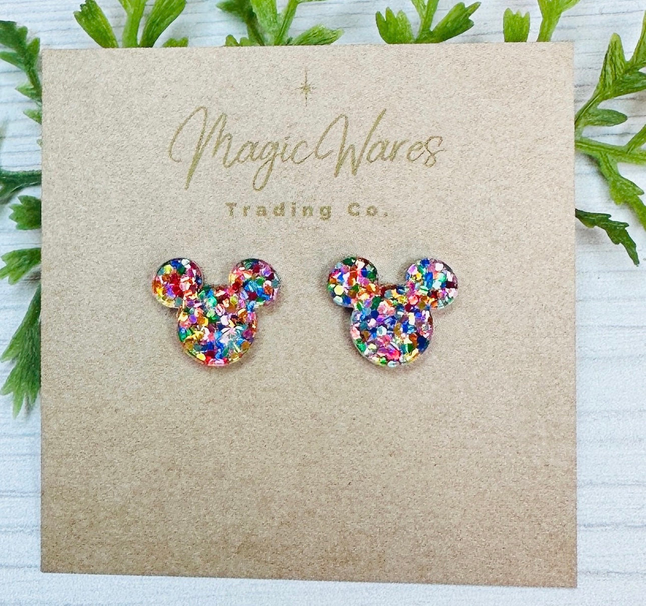 Stud Confetti Glitter Earrings(Pre-Order)
