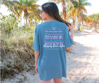 Thumbnail for Happily Lyrics Tee On Comfort Colors