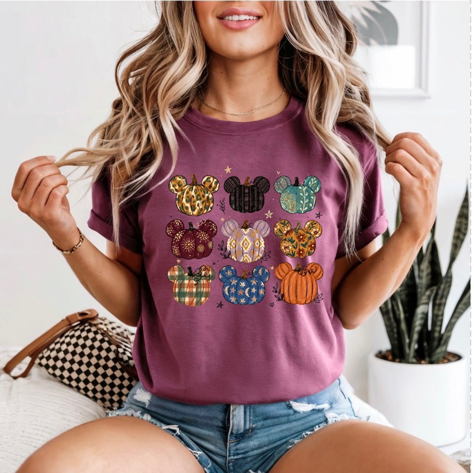 Berry 3 X 3 Festive Pumpkin Tee (Pre-Order)