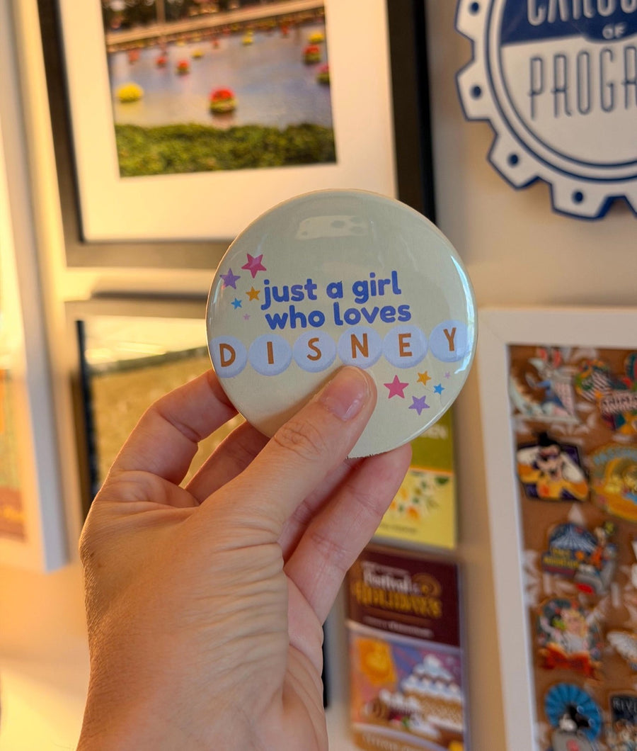 Disney Adult Pin Back Button (Pre-Order)