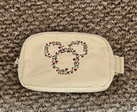 Thumbnail for Wreath Embroidered Cream Sling Bag (Pre-Order)