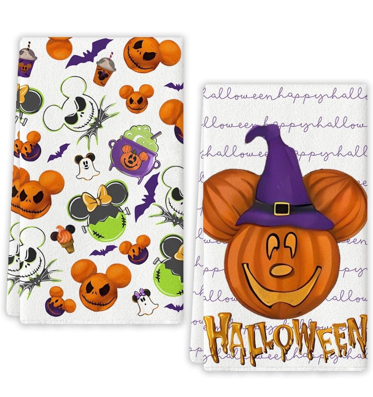 Kitchen Towels- Happy Halloween (Pre-Order)
