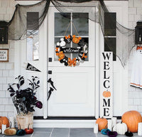 Thumbnail for Welcome Halloween Door Wreath (Pre-Order)