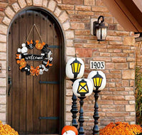 Thumbnail for Welcome Halloween Door Wreath (Pre-Order)