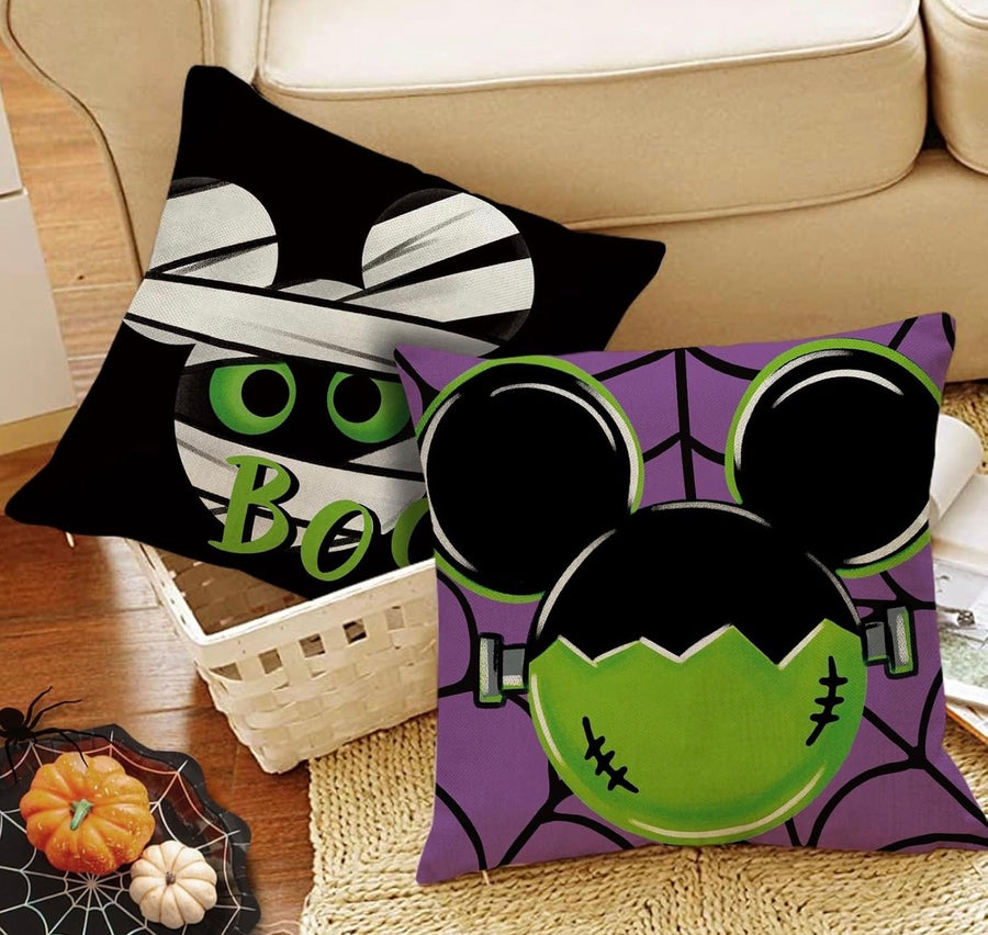 Set of 4 Halloween Pillow Covers (Pre-Order)