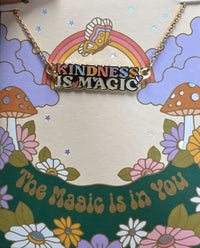 Thumbnail for Kindness Is Magic Inspirational Necklace