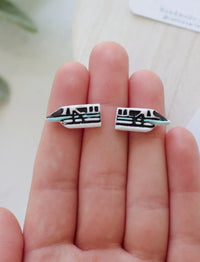 Thumbnail for Clay Stud Monorail Earrings (Pre-Order)
