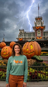 Thumbnail for Long Sleeves- Embroidered Tis The Season Light Green (Pre-Order)