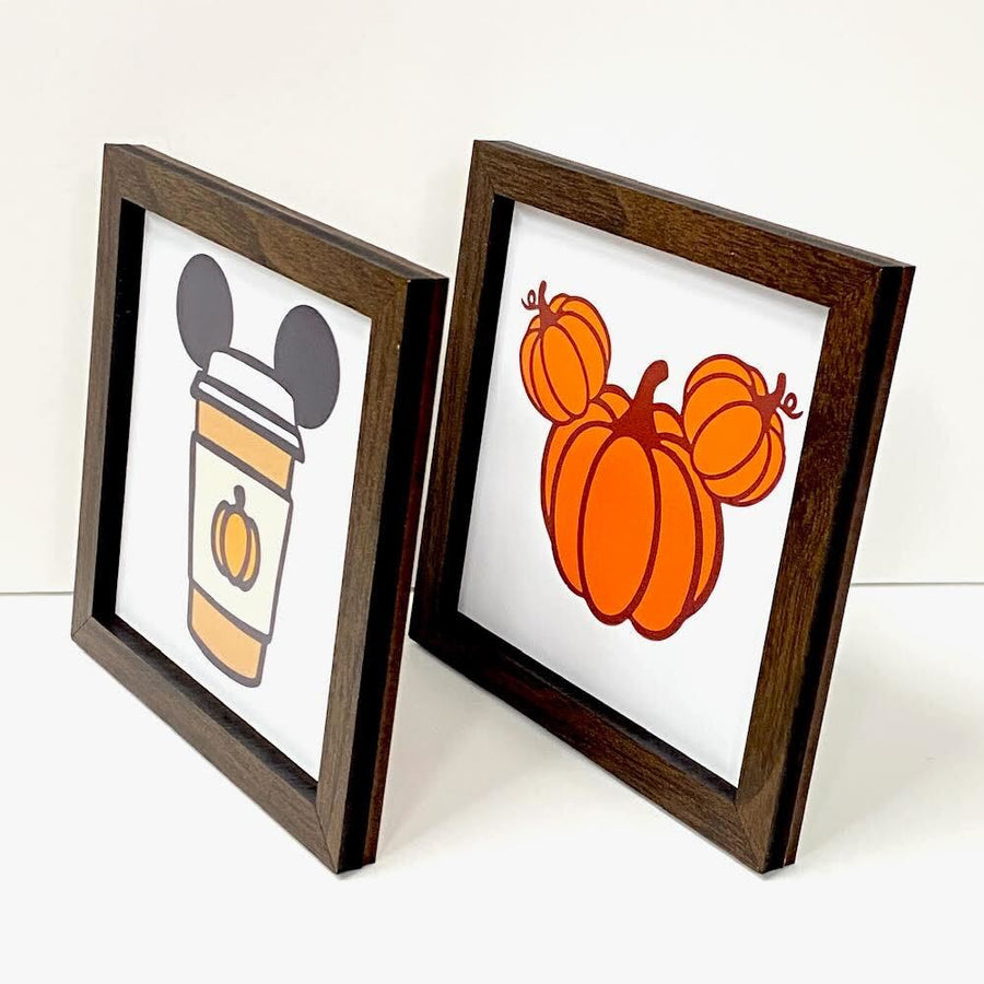 Pumpkin Latte Sign Set (Pre-Order)